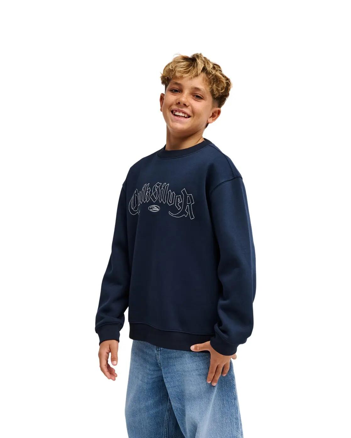 Oversized Hoodie GRAPHIC Blau Jongens 8-16 3/4