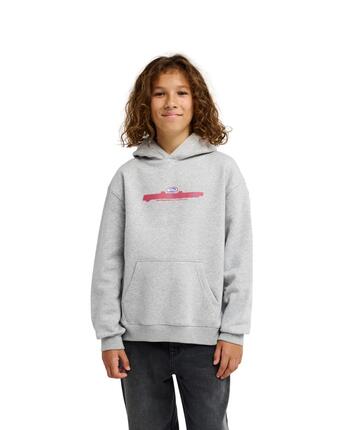 Oversized Hoodie GRAPHIC Grau Jongens 8-16