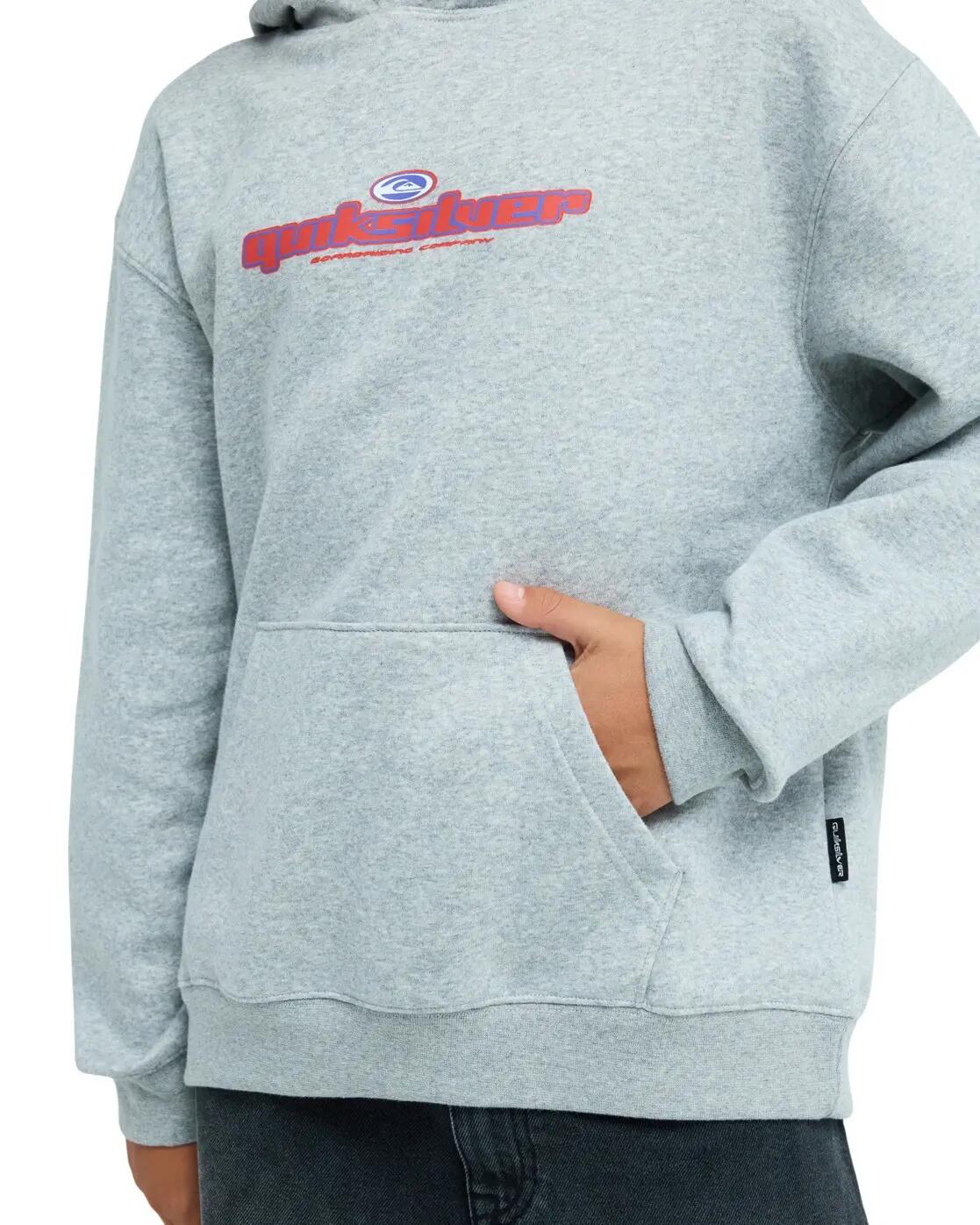 Sudadera oversize con capucha GRAPHIC Gris Niño 4/4