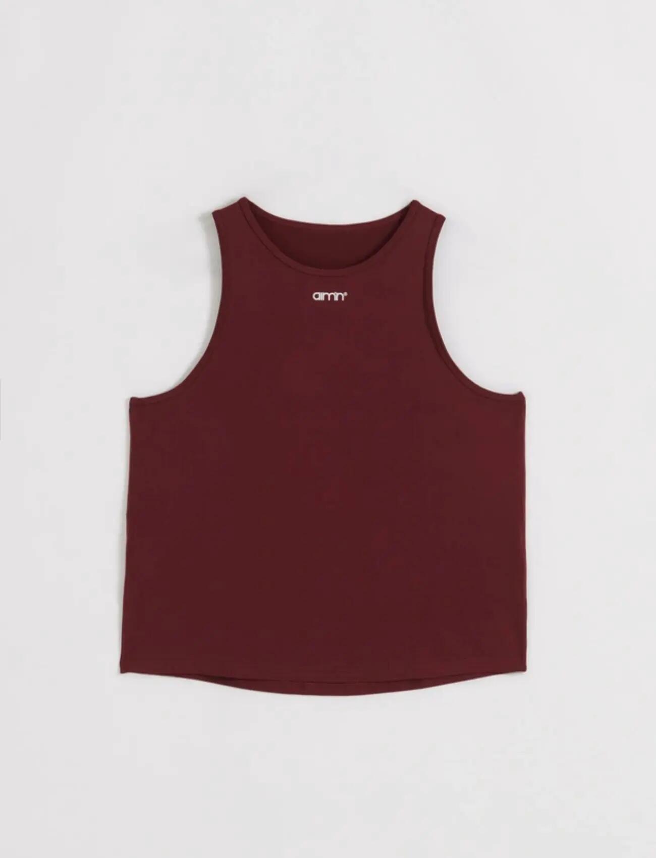 Dames trainingssinglet ultrazacht sneldrogend Soft Basic rood 6/6