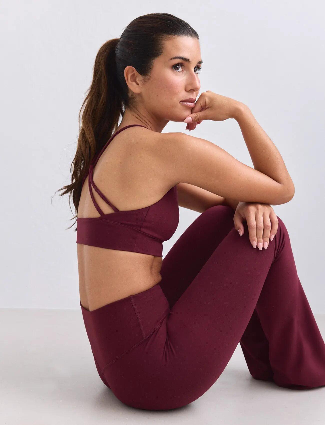Femme Brassière Maintien Léger Coques Amovibles Dos à Bretelles Sense Merlot 7/7