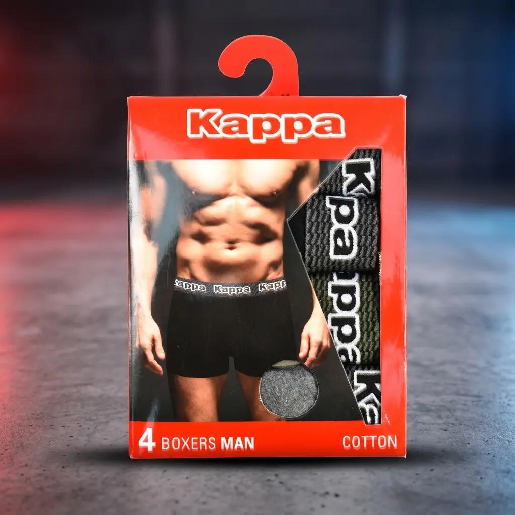 Confezione da 4 Boxer Uomo KAPPA - Cotone, Cofanetto Regalo 4/7
