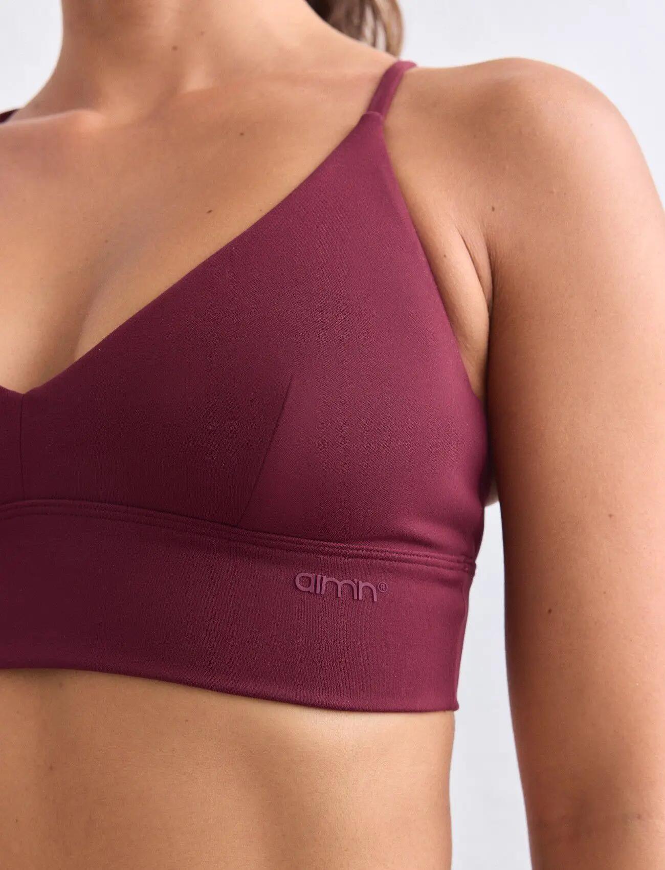 Femme Brassière Maintien Léger Coques Amovibles Dos à Bretelles Sense Merlot 3/7