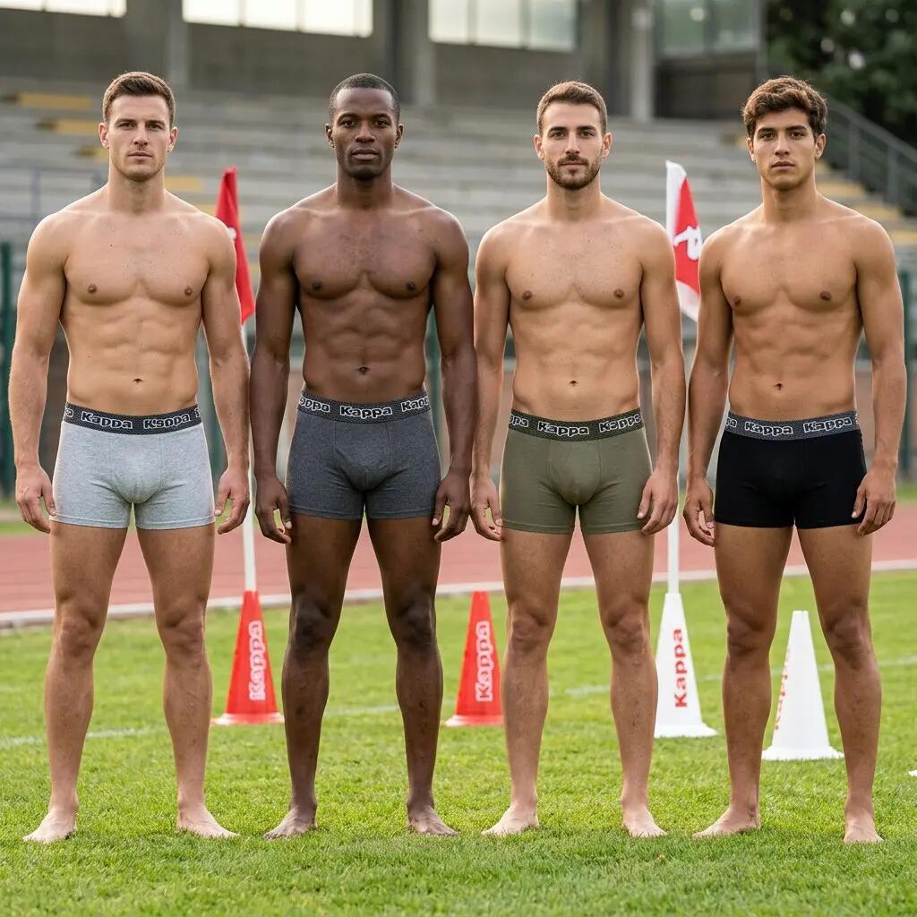 Confezione da 4 Boxer Uomo KAPPA - Cotone, Cofanetto Regalo 2/7