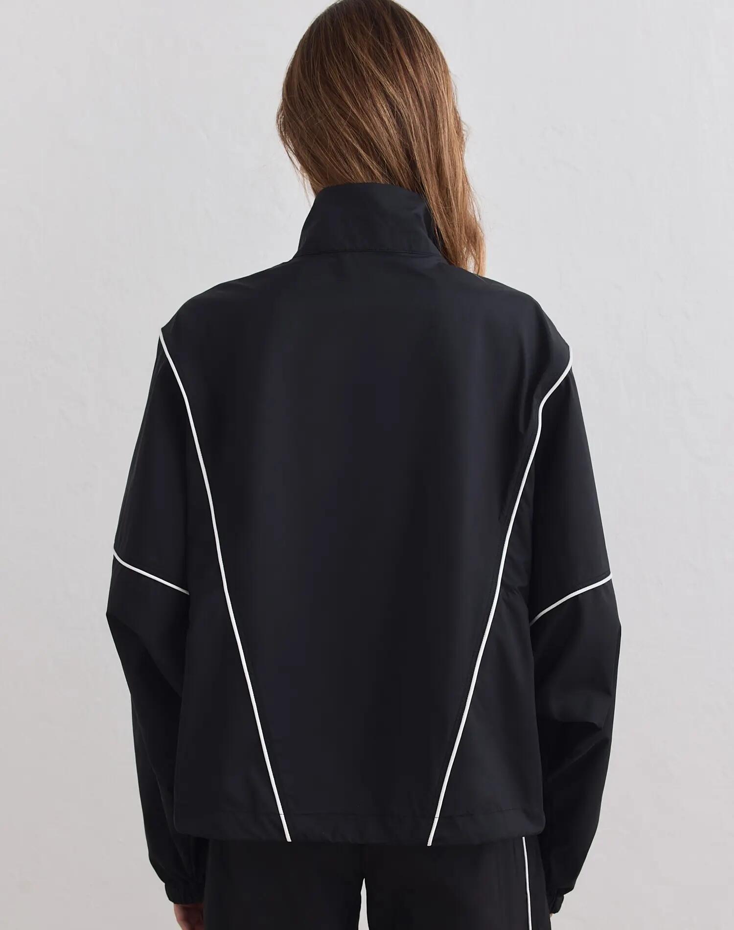 Mujer Chaqueta de Chándal Cortaviento Balance Negro 2/7