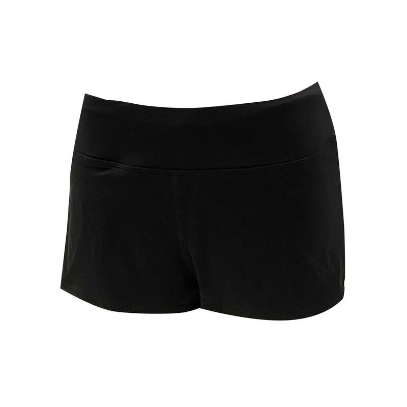 LADIES SWIMWEAR All in One Shorts - BLACK