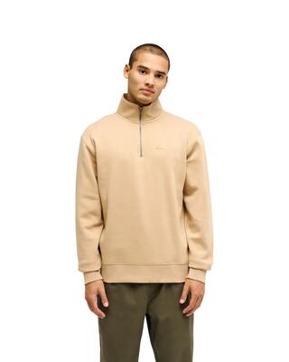 Sweater met halve rits salt water quarter beige heren