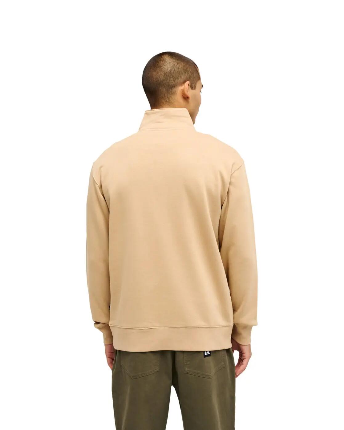Sudadera con media cremallera SALT WATER QUARTER Beige Hombre 2/4