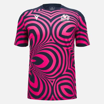 Schotland rugby 2026/27 warm-up t-shirt voor volwassenen