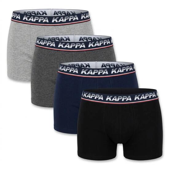 KAPPA Boxershorts Heren Set van 4 - Katoen, Geschenkdoos