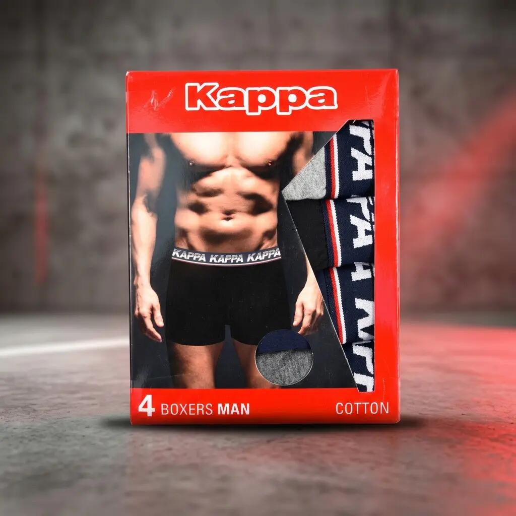 KAPPA Boxershorts Heren Set van 4 - Katoen, Geschenkdoos 4/7