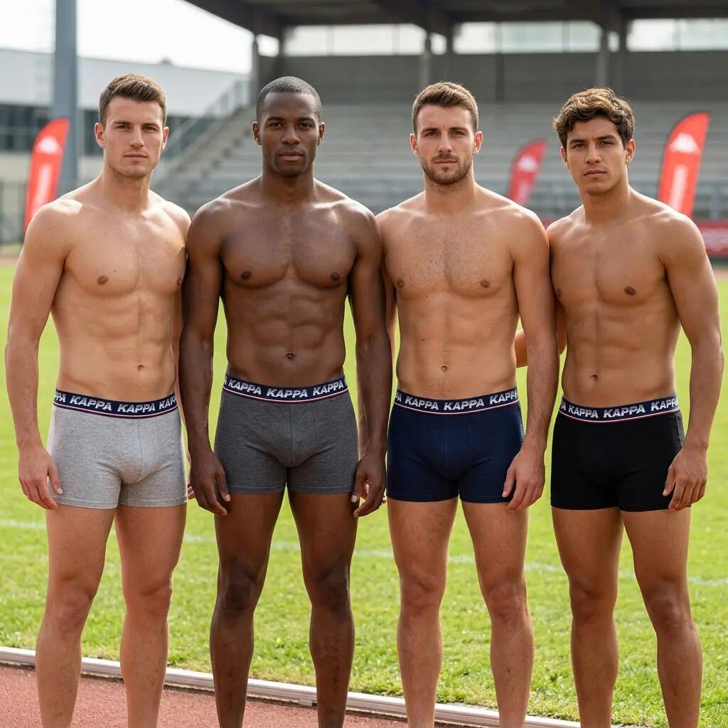 KAPPA Boxershorts Heren Set van 4 - Katoen, Geschenkdoos 2/7