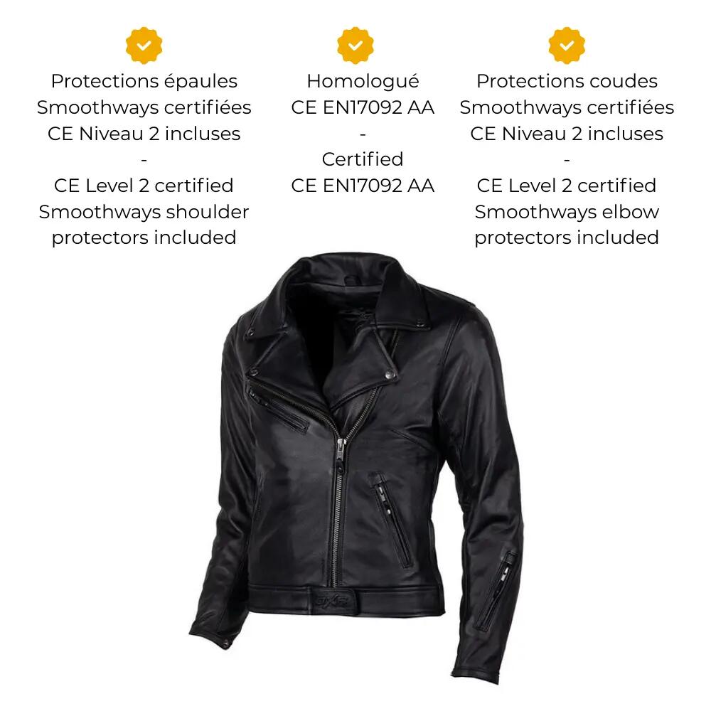 Blouson moto femme certifié | JUDE 5/7