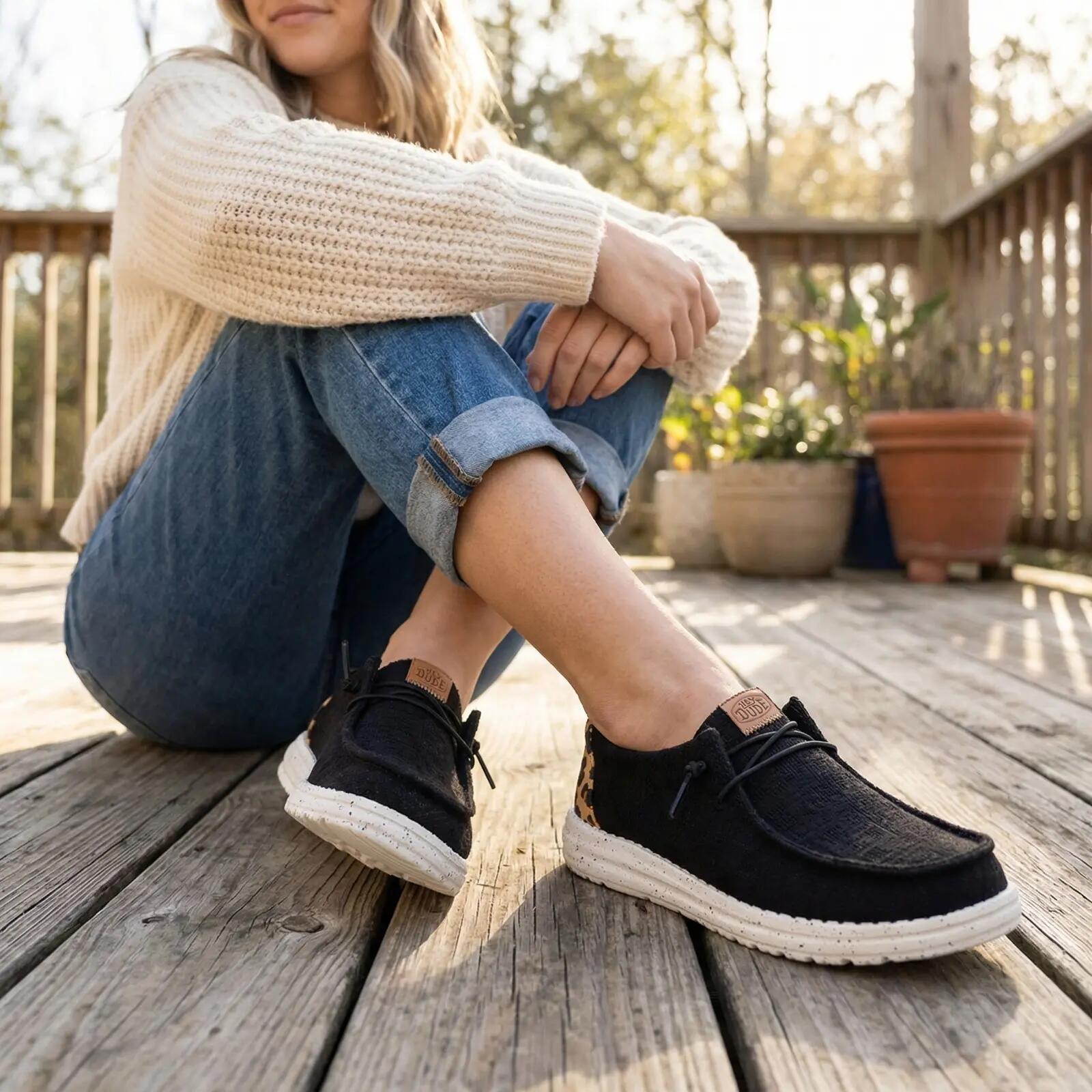 Slip-Ons mit Ziernähten Damen - Wendy Wildcat 6/6
