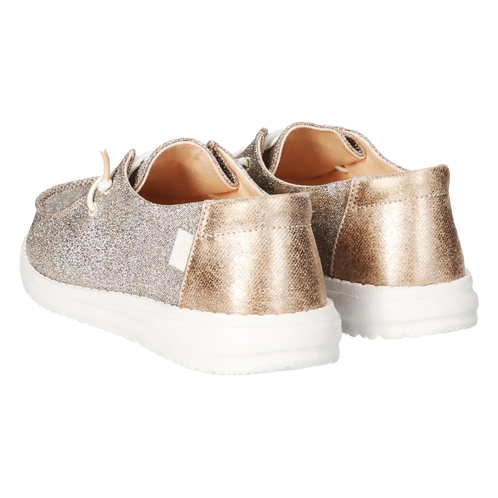 Slip-Ons mit Ziernähten Damen - Wendy Metallic Sparkle 3/5