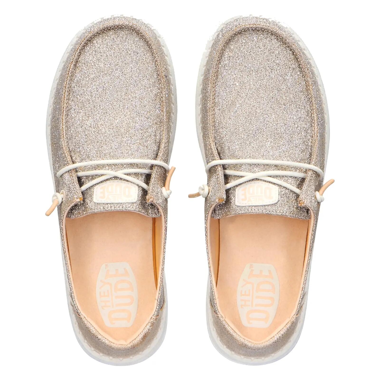 Slip-Ons mit Ziernähten Damen - Wendy Metallic Sparkle 2/5