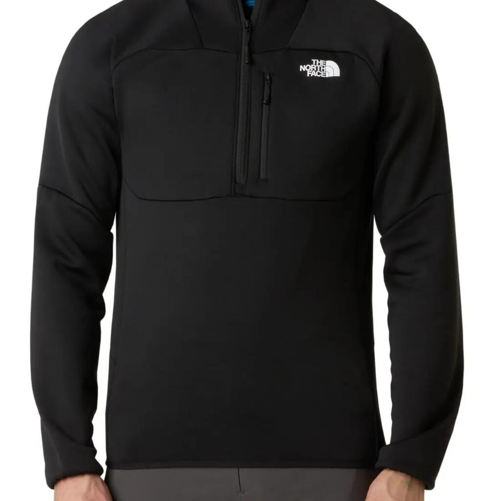 The North Face men Polartec fleece 1/4 zip black