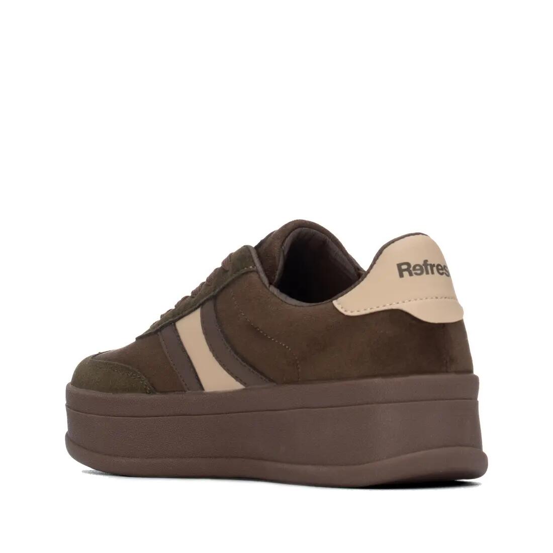 Zapatilla De Mujer Refresh 176234 Kaki 3/5
