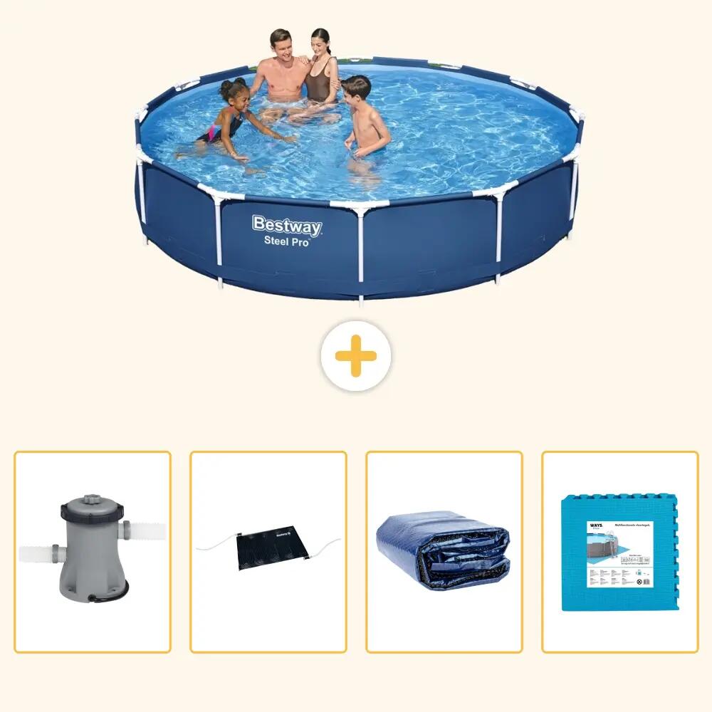 Bestway Steel Pro Rond - 366x76 cm - 5-delig S340 1/7