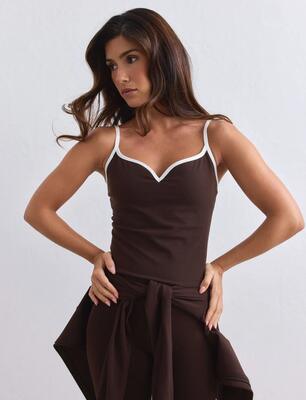 Dames singlet second skin vochtafvoerend uitneembare pads sense contour zwart