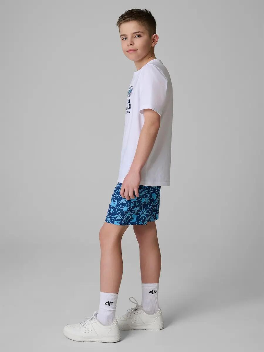 Spodenki plażowe boardshorty chłopięce 4F 4FJRSS26UBDSM211 3/7