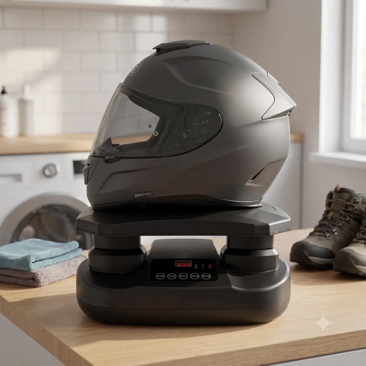 Secador multifuncional de capacete e calçado com ozono. 3/7