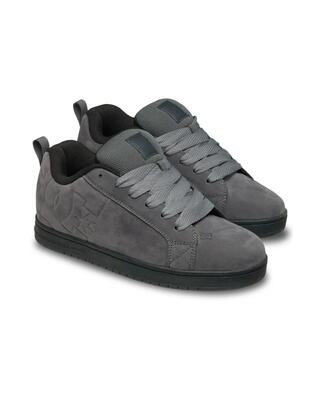 Leren schoenen court graffik schwarz unisex