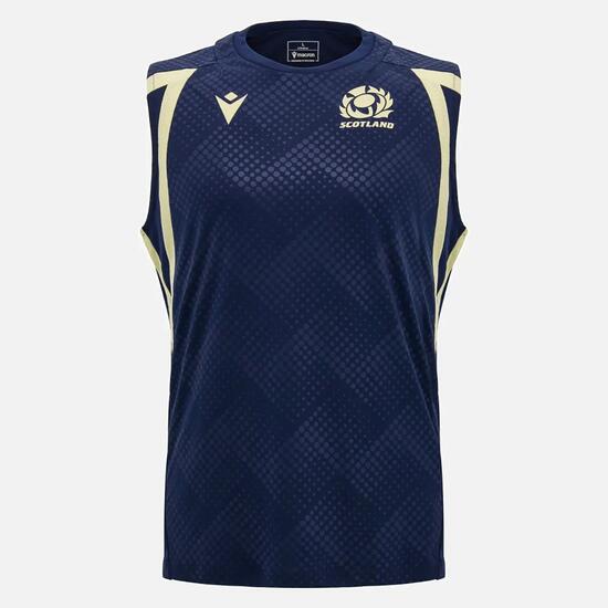 Schotland Rugby Trainingshemd 2026/27 Marineblauw