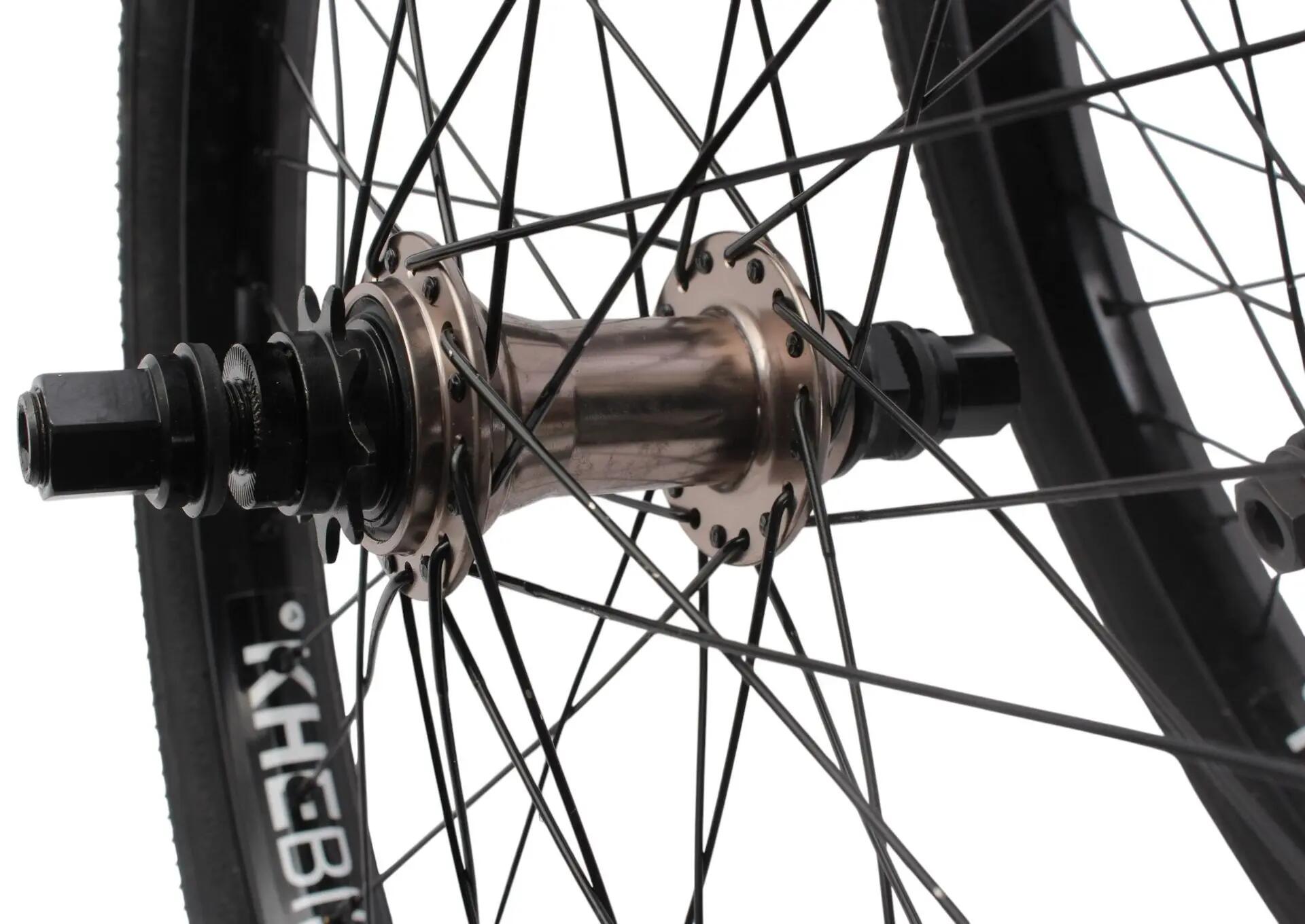 Set ruote BMX Specter incl. pneumatici KHE MAC2+ 20 pollici 14 mm / 10 mm nero 6/12