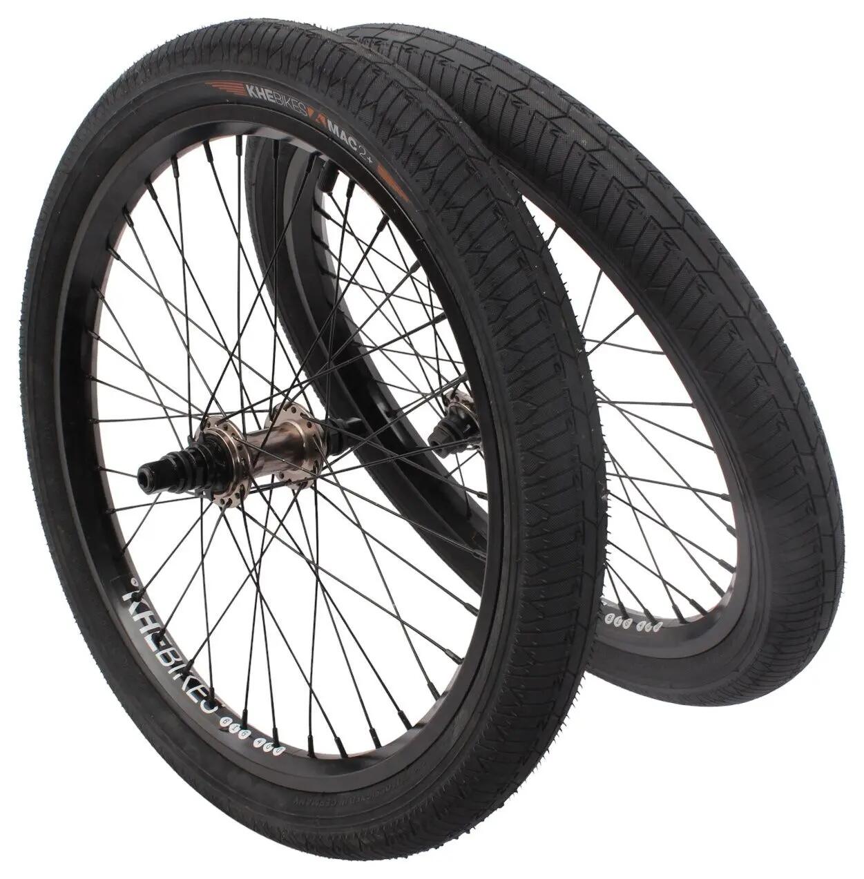 Set ruote BMX Specter incl. pneumatici KHE MAC2+ 20 pollici 14 mm / 10 mm nero 5/12