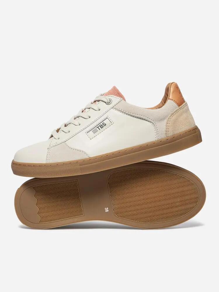 Baskets - Sport - Femme - Cuir, lacets, 25 mm talon - MAULINE 4/4