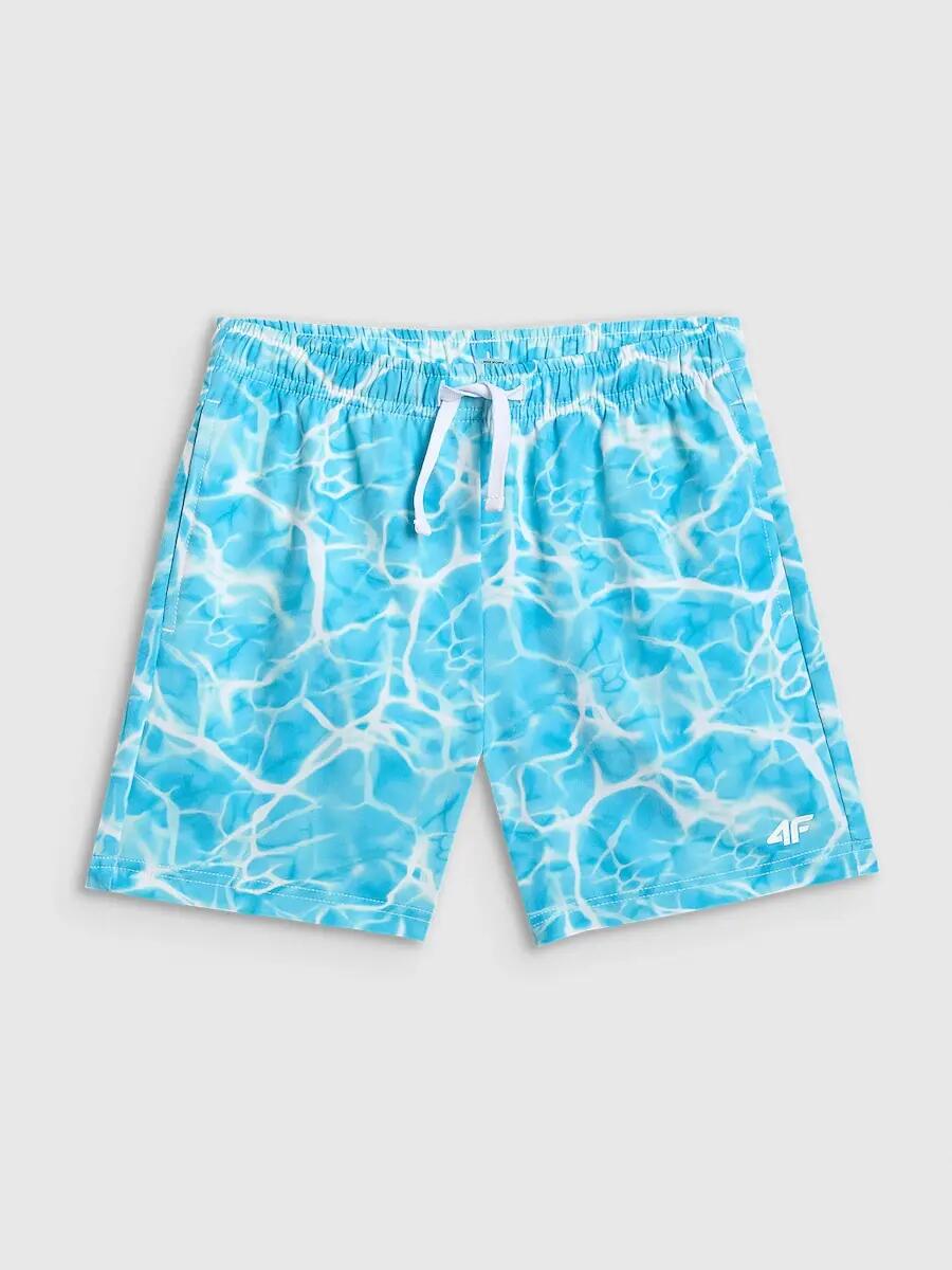 Spodenki plażowe boardshorty chłopięce 4F 4FJRSS26UBDSM212 6/7