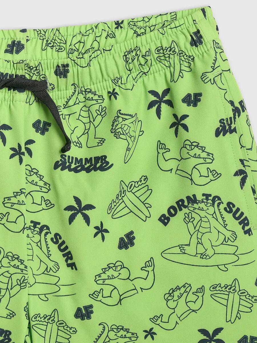 Spodenki plażowe boardshorty chłopięce 4F 4FJRSS26UBDSM215 7/7