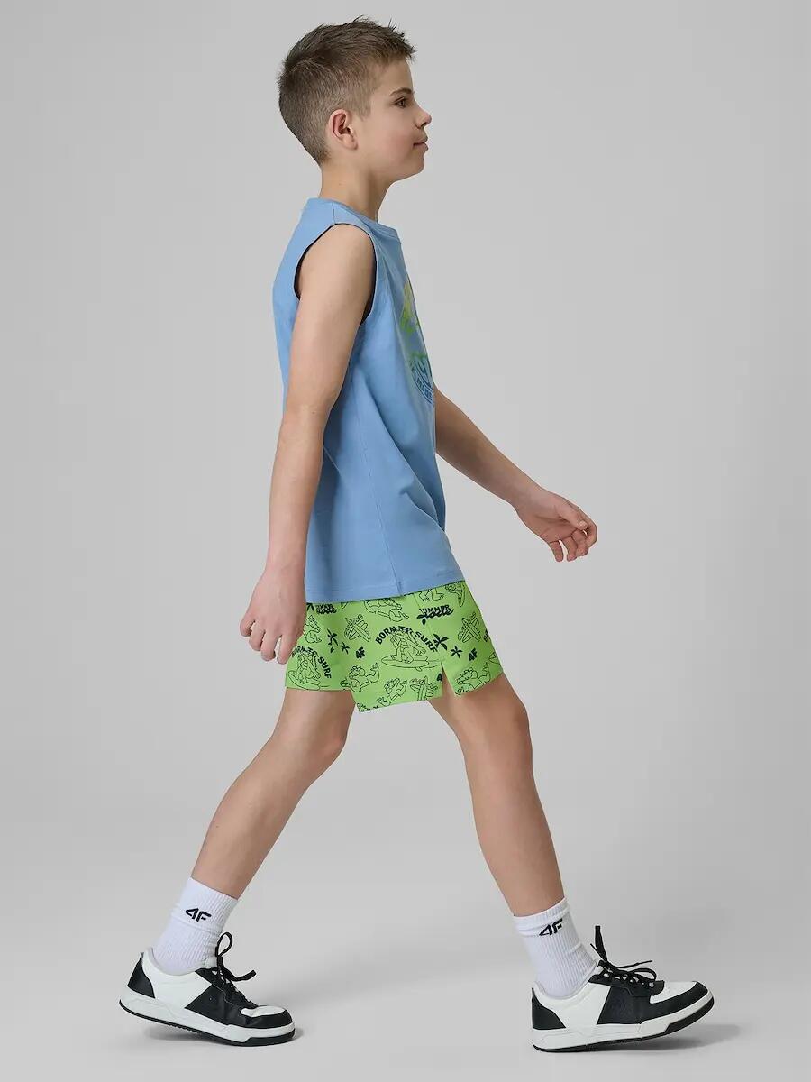 Spodenki plażowe boardshorty chłopięce 4F 4FJRSS26UBDSM215 5/7