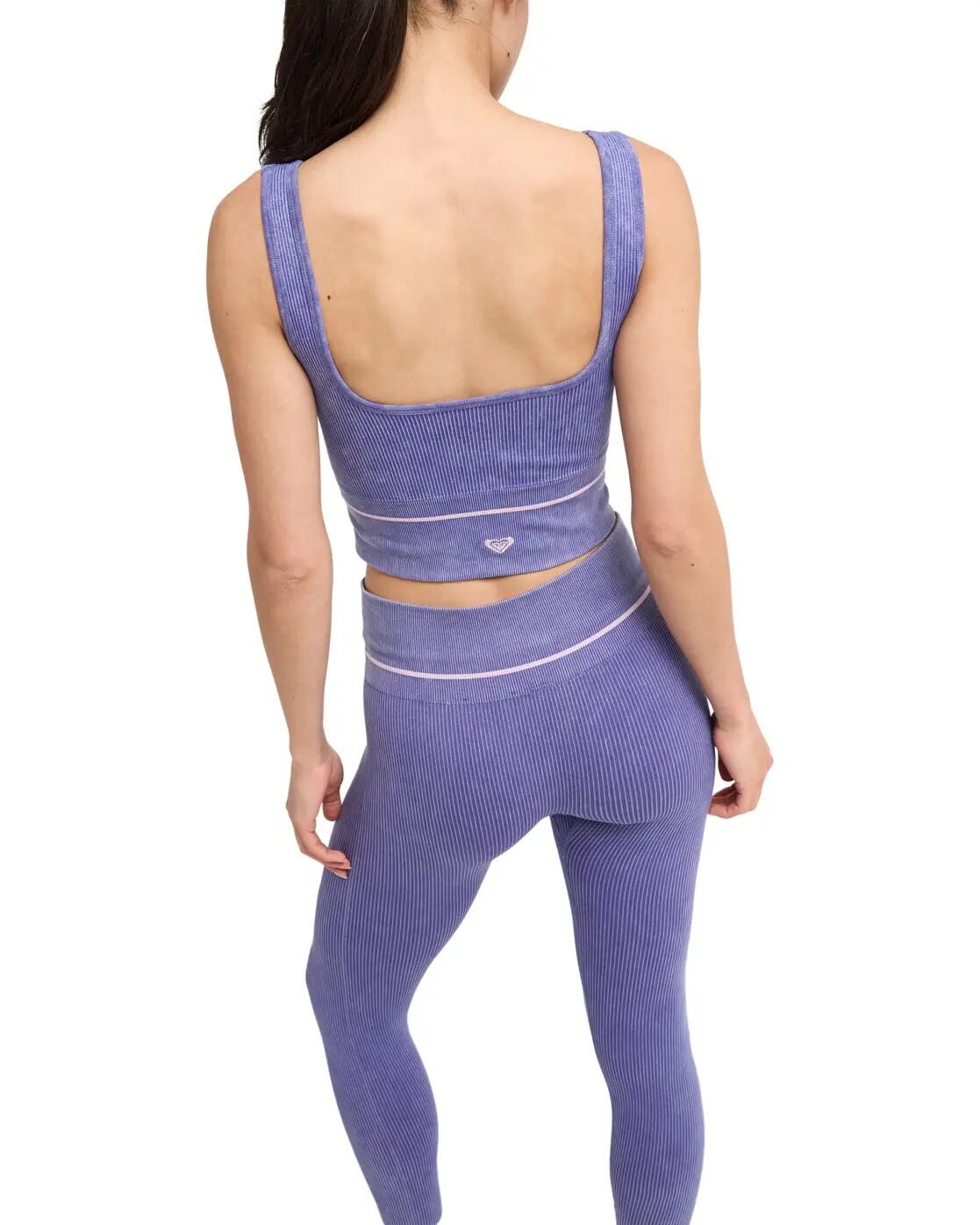 Brassière de sport à maintien léger CHILLOUT SEAMLESS Violet Femme 2/4