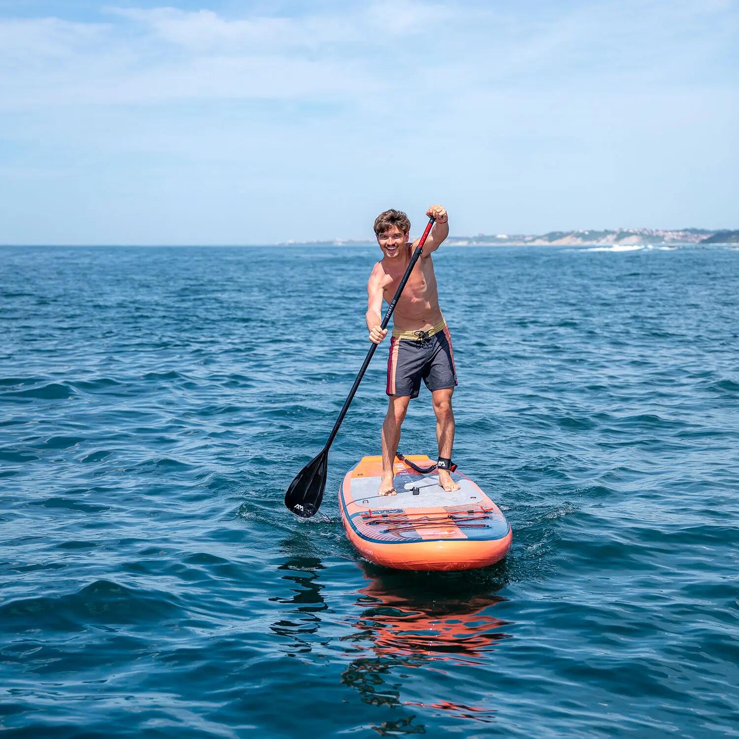 Deska SUP Aqua Marina Atlas 12'0 366 cm Carbon + Siedzisko kajakowe + Bojka 11/14