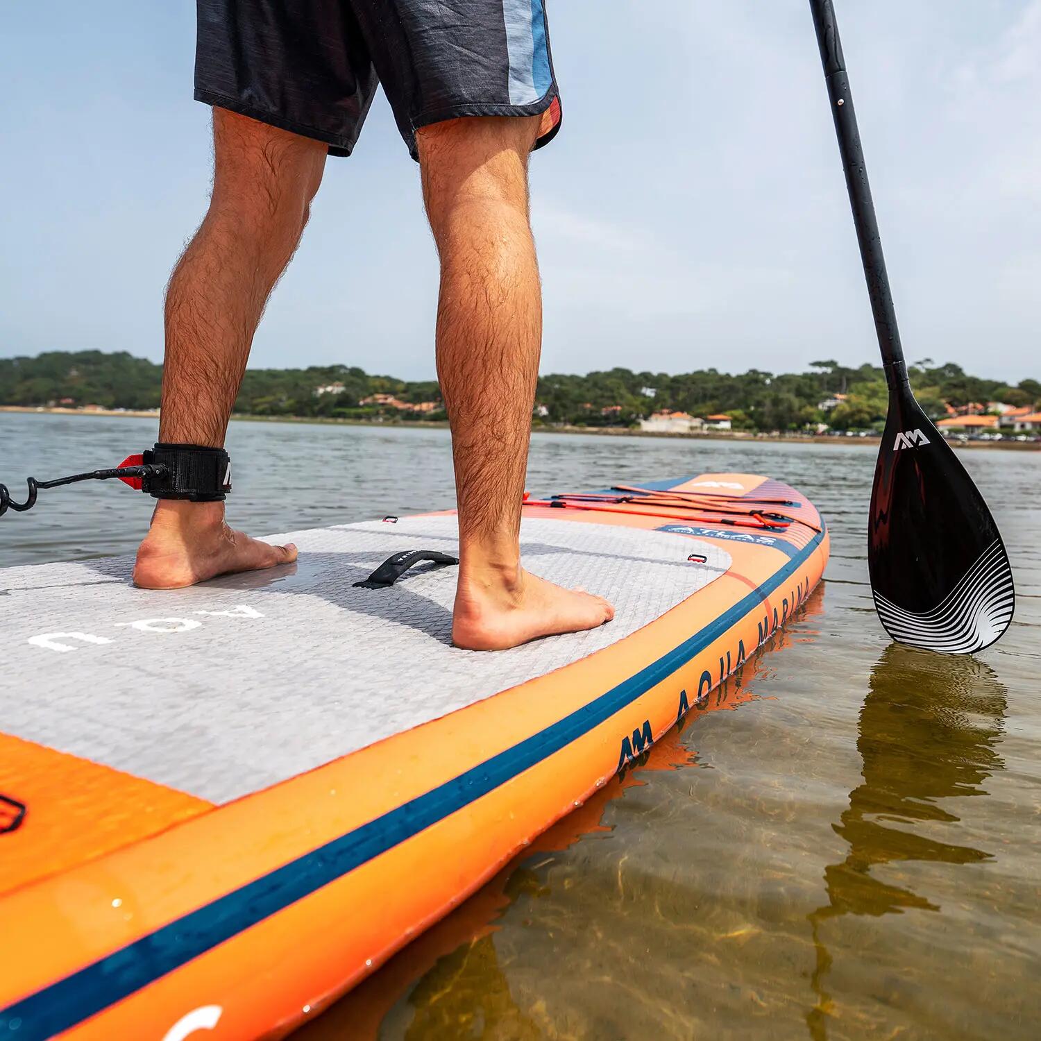 Deska SUP Aqua Marina Atlas 12'0 366 cm Carbon + Siedzisko kajakowe + Bojka 10/14