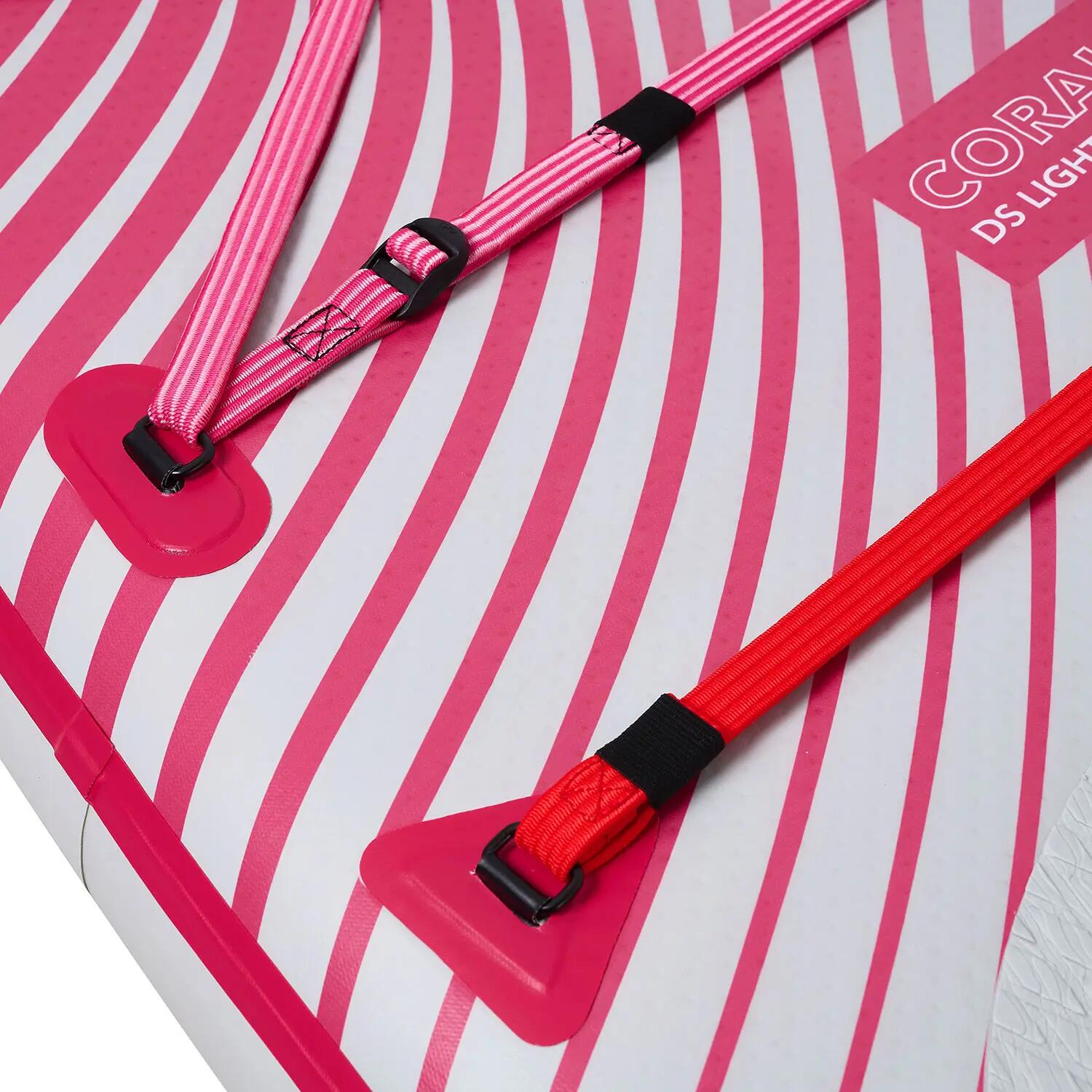 Deska SUP Aqua Marina Coral Touring Raspberry 11'6" + WIOSŁO 2W1 + BOJKA 3/14
