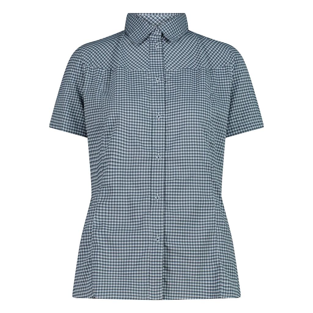 Women's Checked Button-Up Shirt CMP