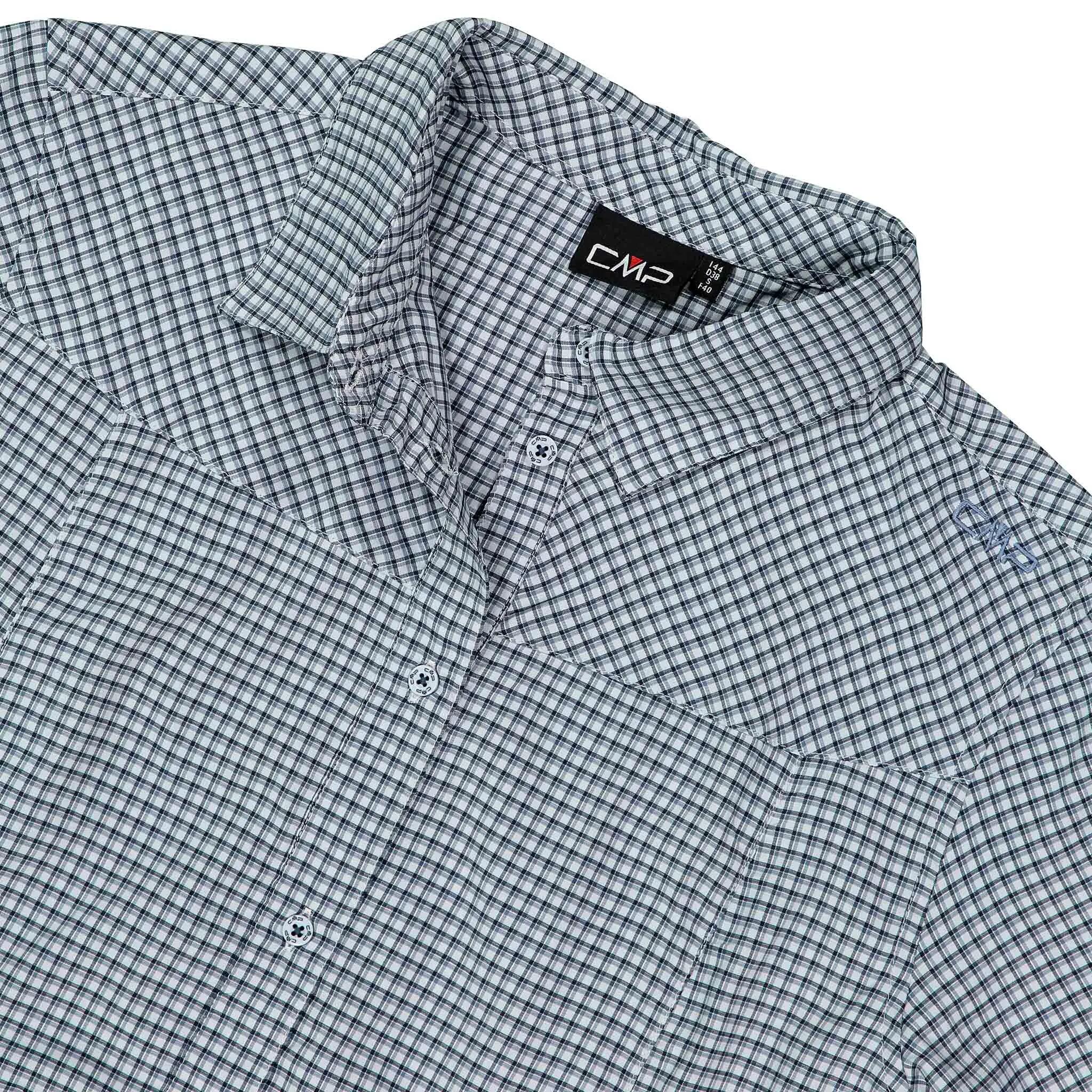 Camicia a quadri con bottoni donna CMP 3/4