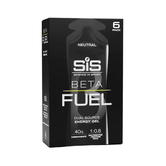 SIS Beta Fuel Gel (6x60ml) Neutral - Énergie et endurance - Gels énergétiques