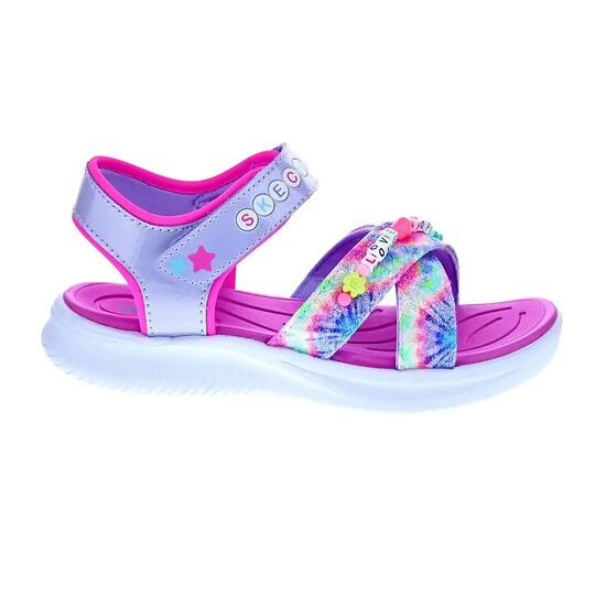 Sandały dziewczęce Skechers Jumpsters Tie Dye BFFs 303045L-LVMT 32