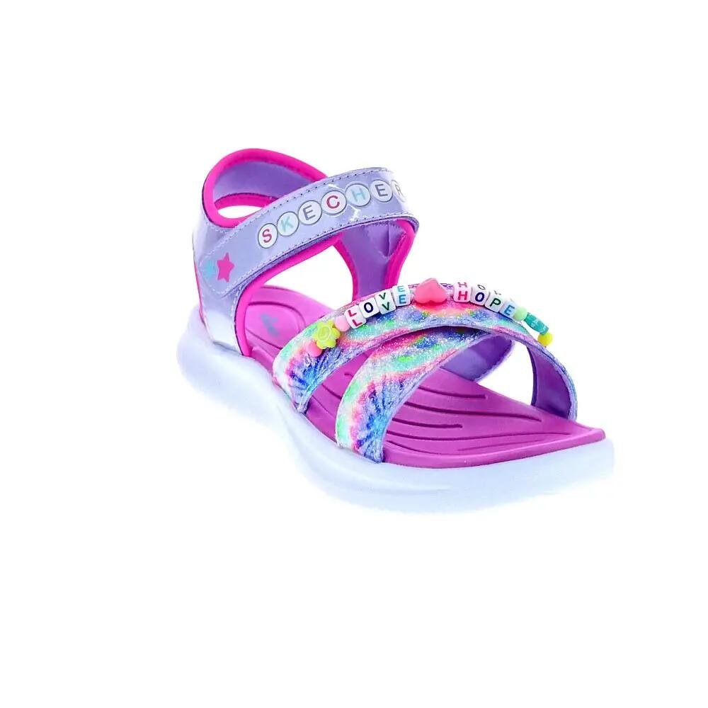 Sandały dziewczęce Skechers Jumpsters Tie Dye BFFs 303045L-LVMT 32 4/4