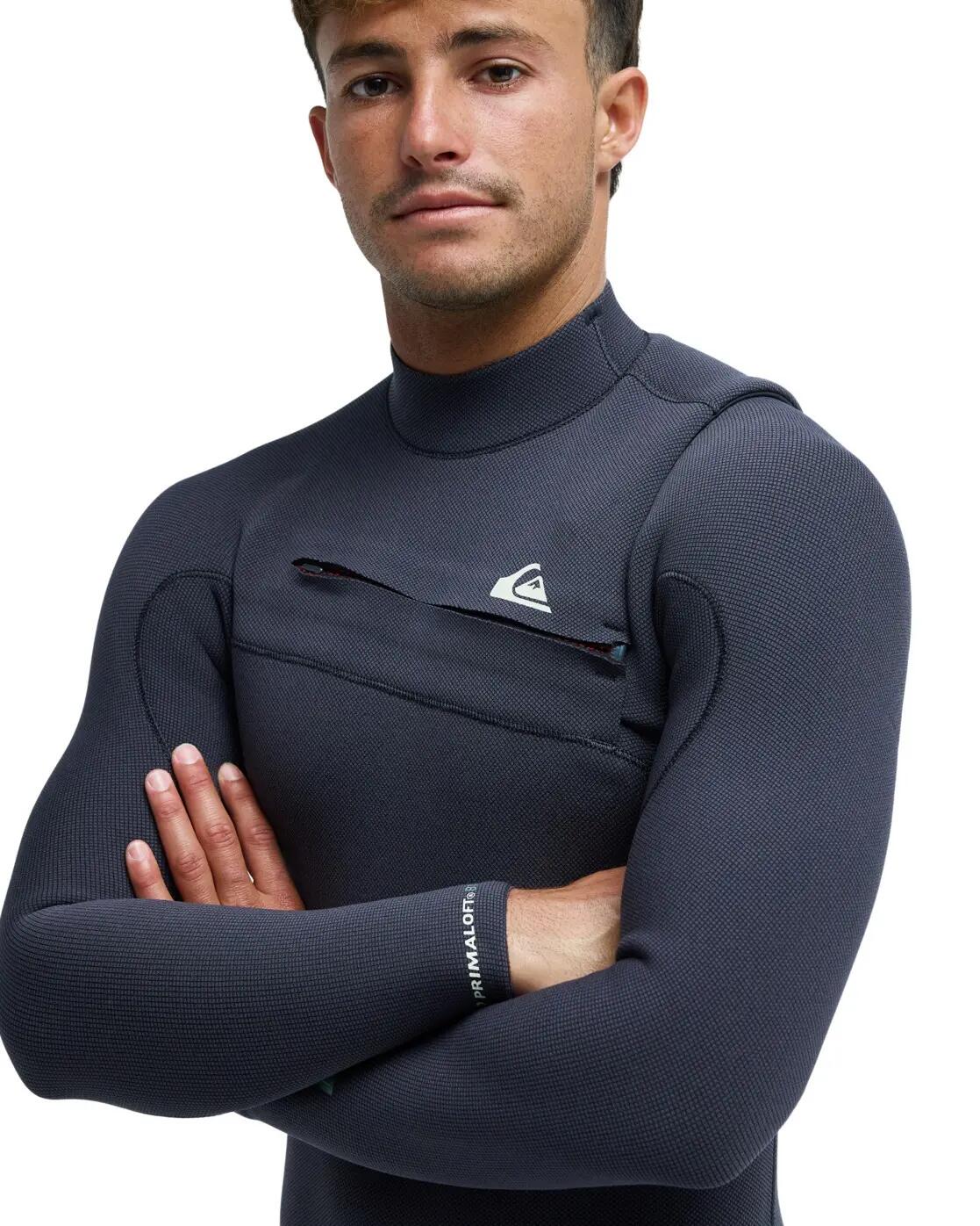 Wetsuit met een Borstrits HIGHLINE 5/4/3MM Schwarz Heren 4/4
