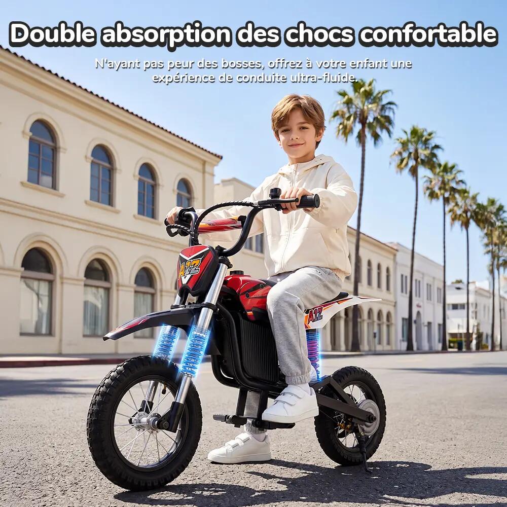 iScooter A12 Moto da fuoristrada per bambini, con doppio ammortizzatore 7/7