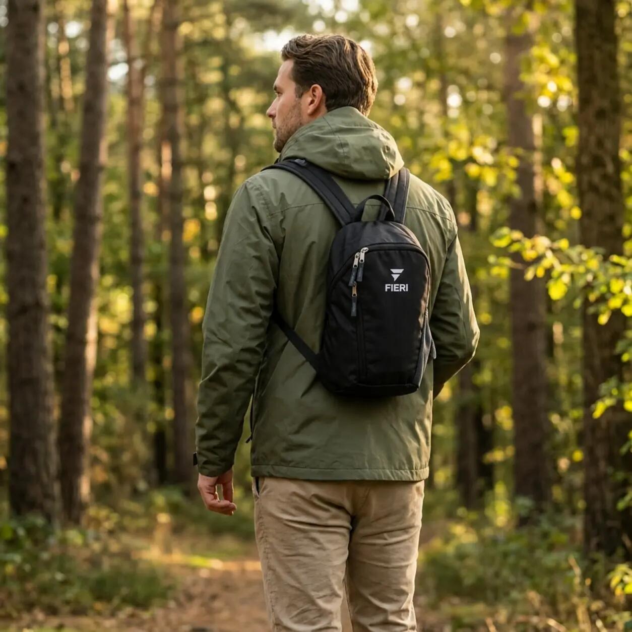 EXP Lite 10 Wandelrugzak - 10 liter - lichtgewicht - zwart 3/6