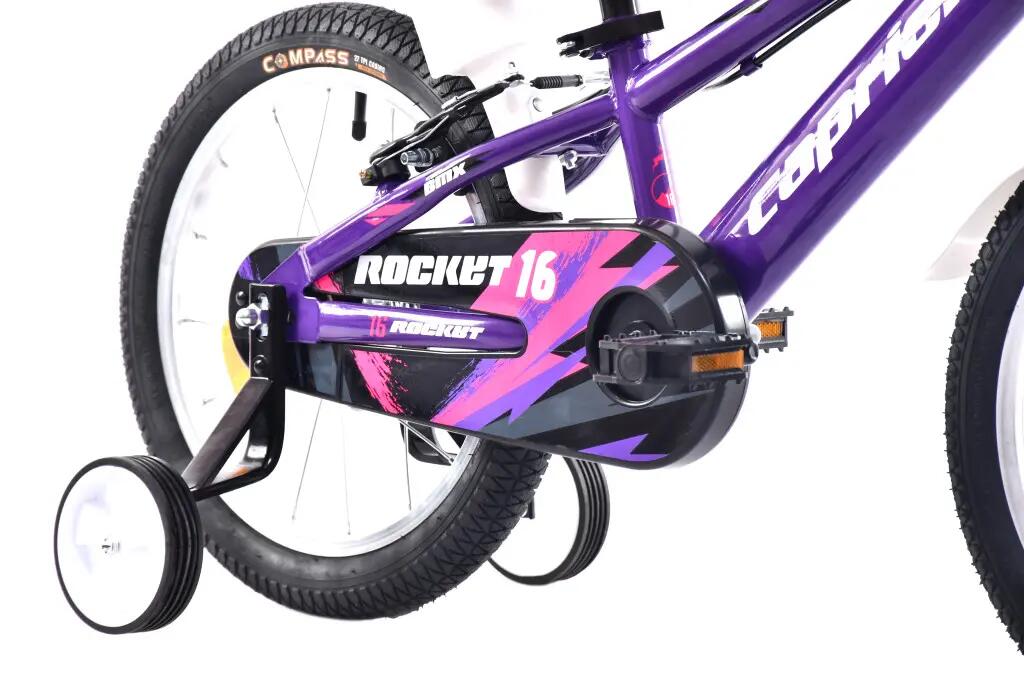 Capriolo Rocket 16 hátra tekerhető gyerek kerékpár Lila 5/6