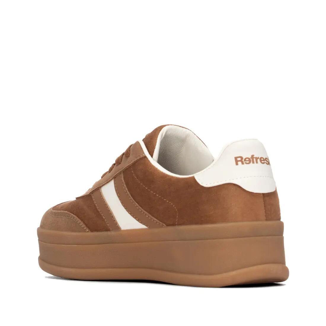 Zapatilla De Mujer Refresh 176234 Camel 3/4
