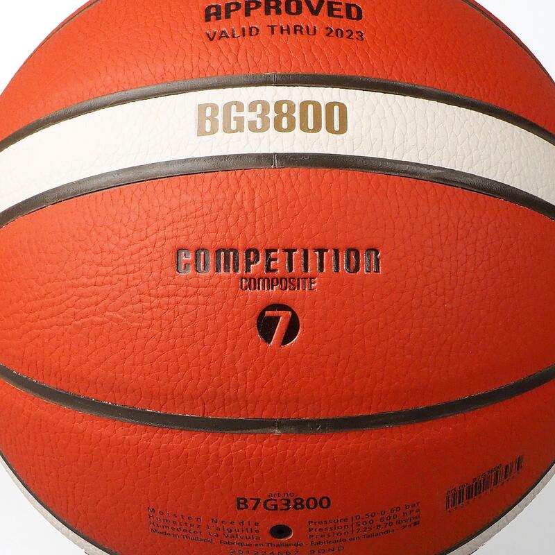 Ballon de Basketball Molten BG3800 T7 2023