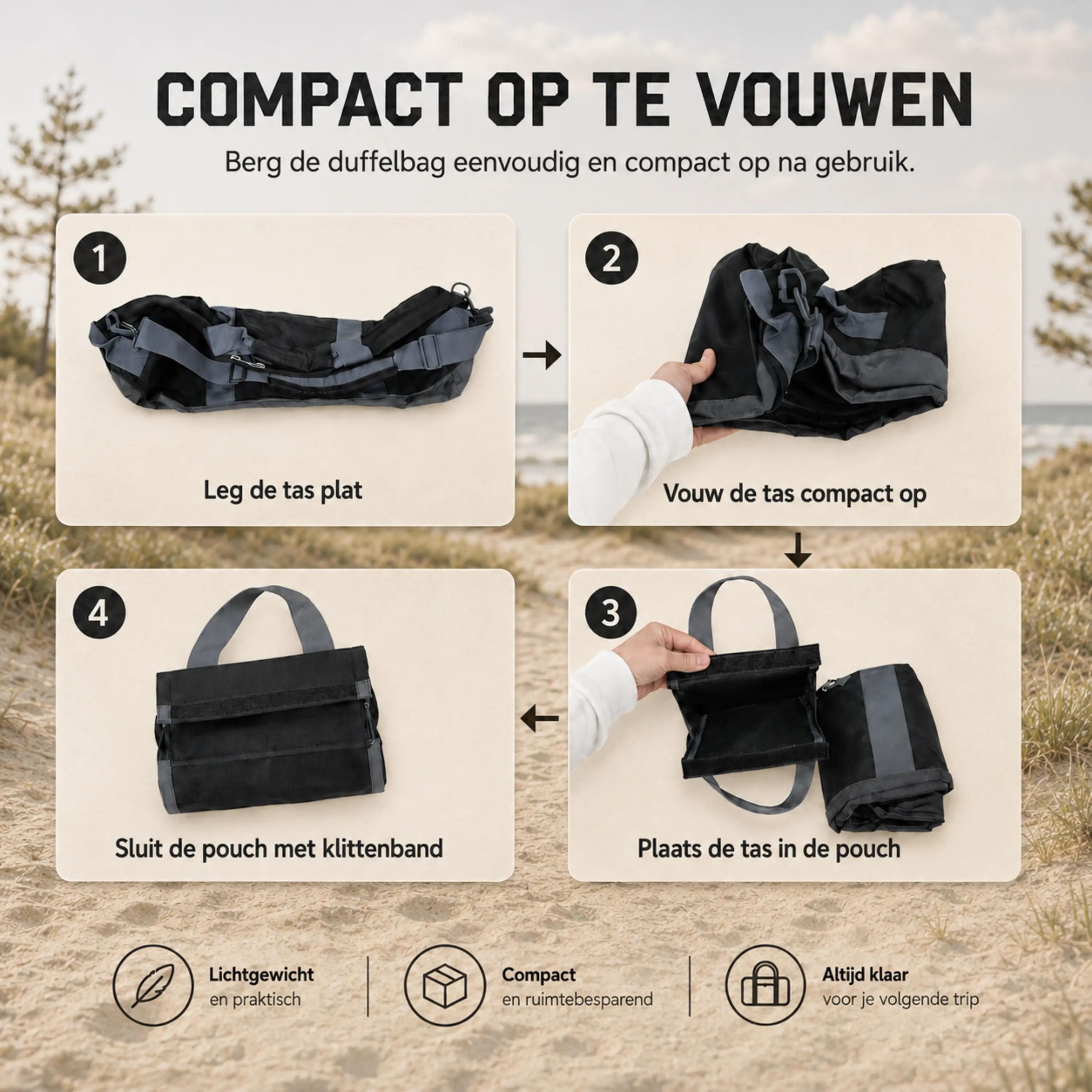 TVL Ready 35 sac de voyage - 35 litres - déperlant - noir 5/7